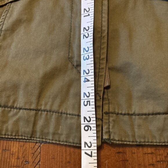abercrombie fitch jacket Utility Outerwear Size Medium Army Green Light Weight - Picture 6 of 6